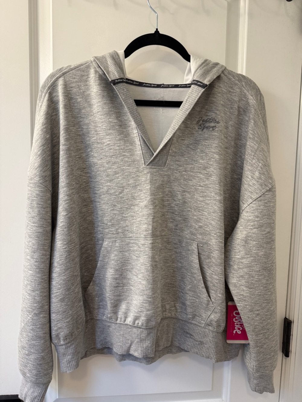 Men's Gray Hoodie Sweatshirt - Casual Pullover